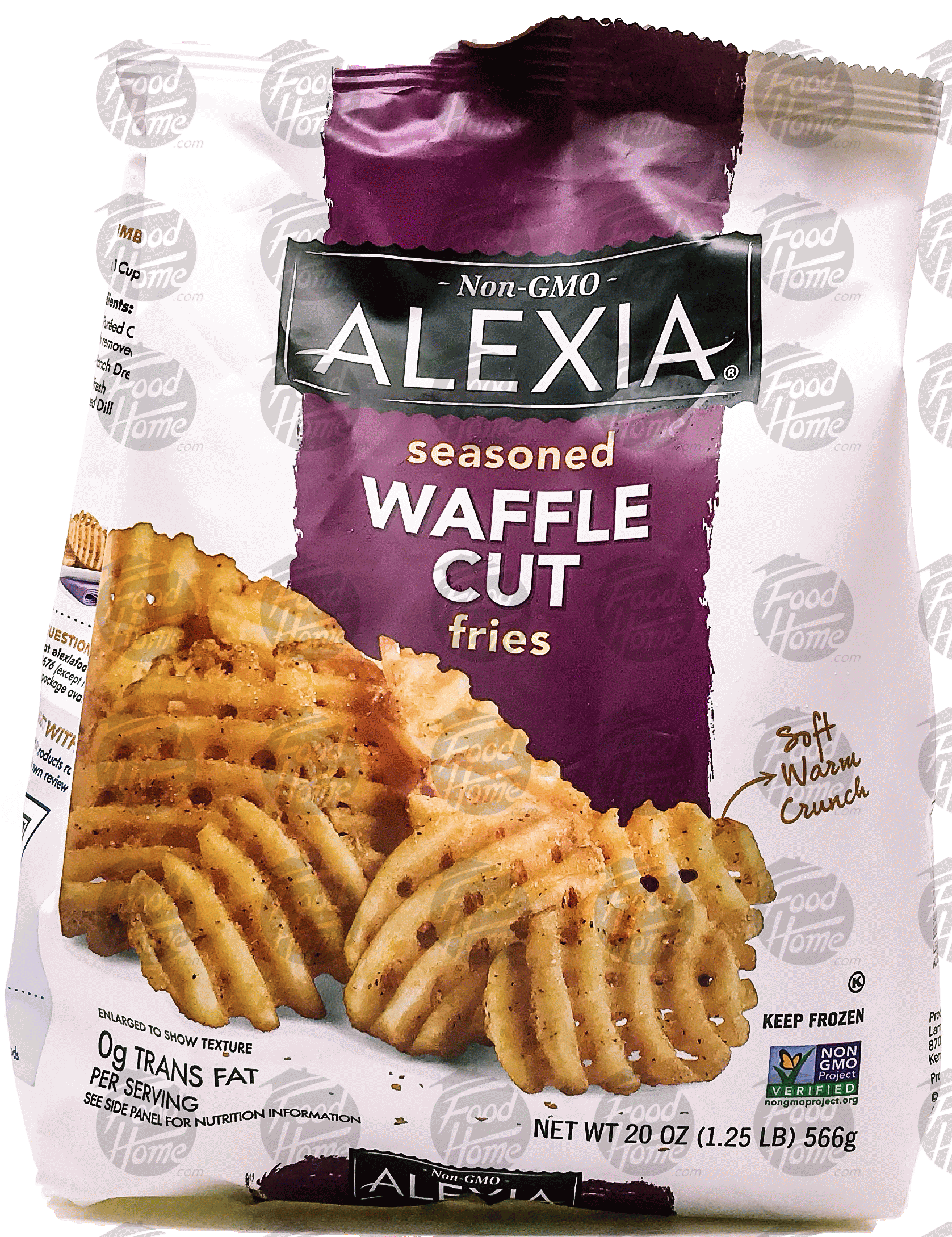 Alexia  seasoned waffle cut fries, frozen bag Full-Size Picture